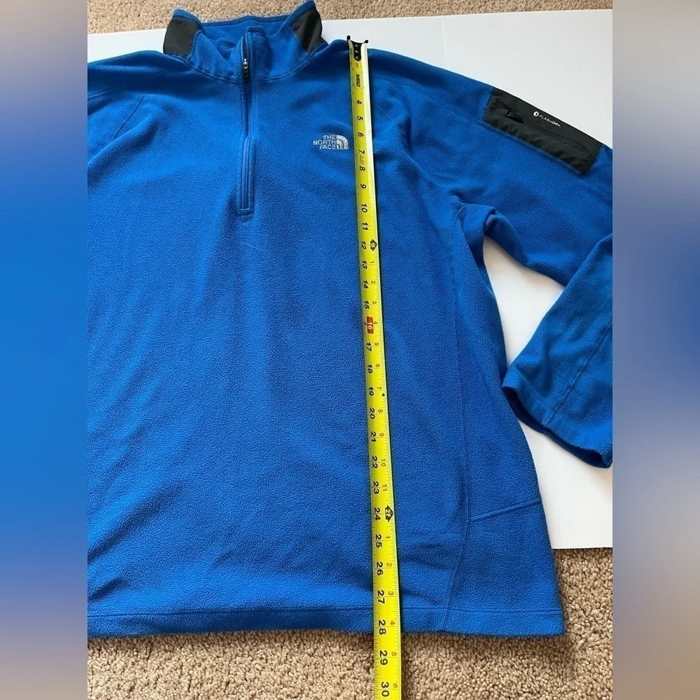 Men’s North Face Fleece 1/4 Zip Blue XXL